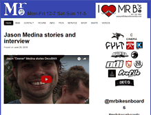 Tablet Screenshot of mrbikesnboards.com